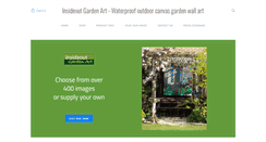 Desktop Screenshot of insideout-gardenart.co.uk